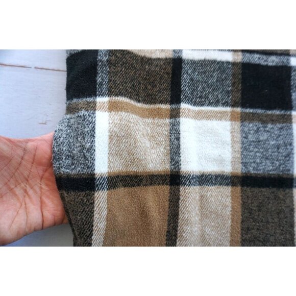 Women’s Long Sleeve Plaid Shirt Jacket - Size L - Picture 4 of 6